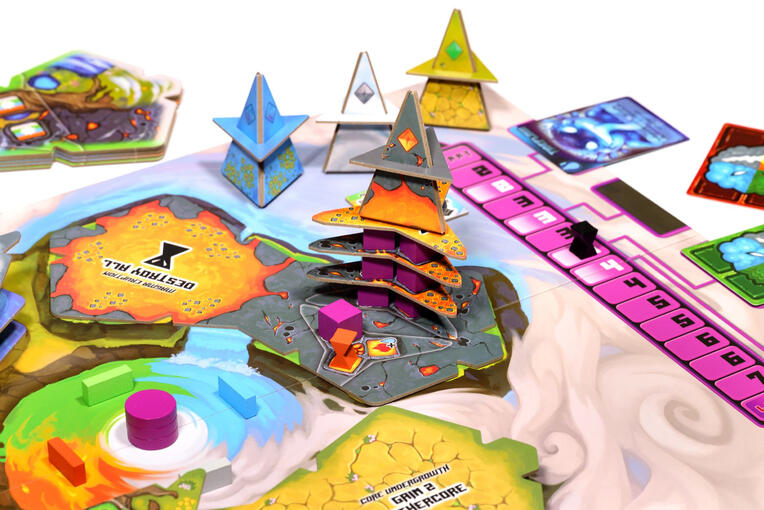 Aetherspire: 3D Tower Building and Defense. Available now!