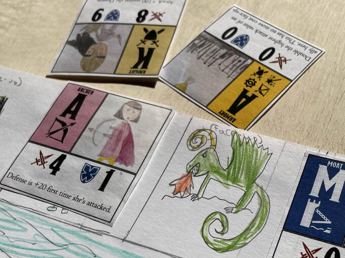 Storm the Castle: Light 2-player bluffing and cardplay